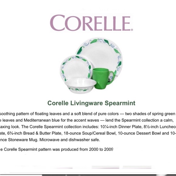 Vintage Corelle Spearmint - Picture 8 of 8